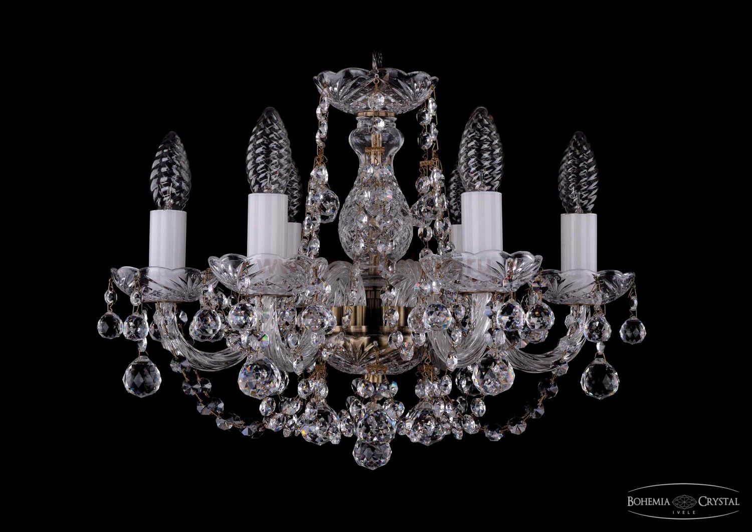 Люстра хрустальная Bohemia Ivele 1406/6/141/Pa/Balls