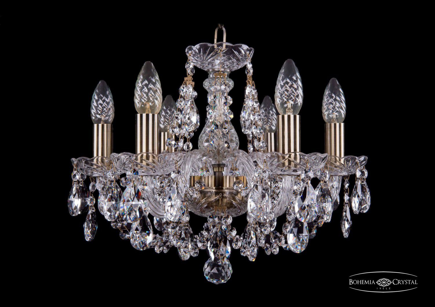 Люстра хрустальная Bohemia Ivele 1406/6/141/Pa