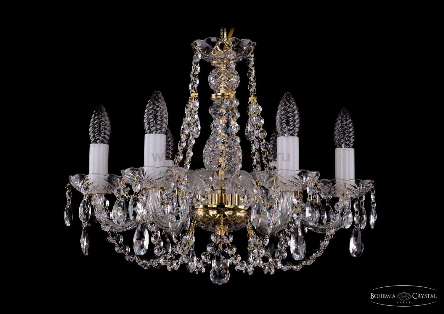 Люстра хрустальная Bohemia Ivele 1406/6/160/G