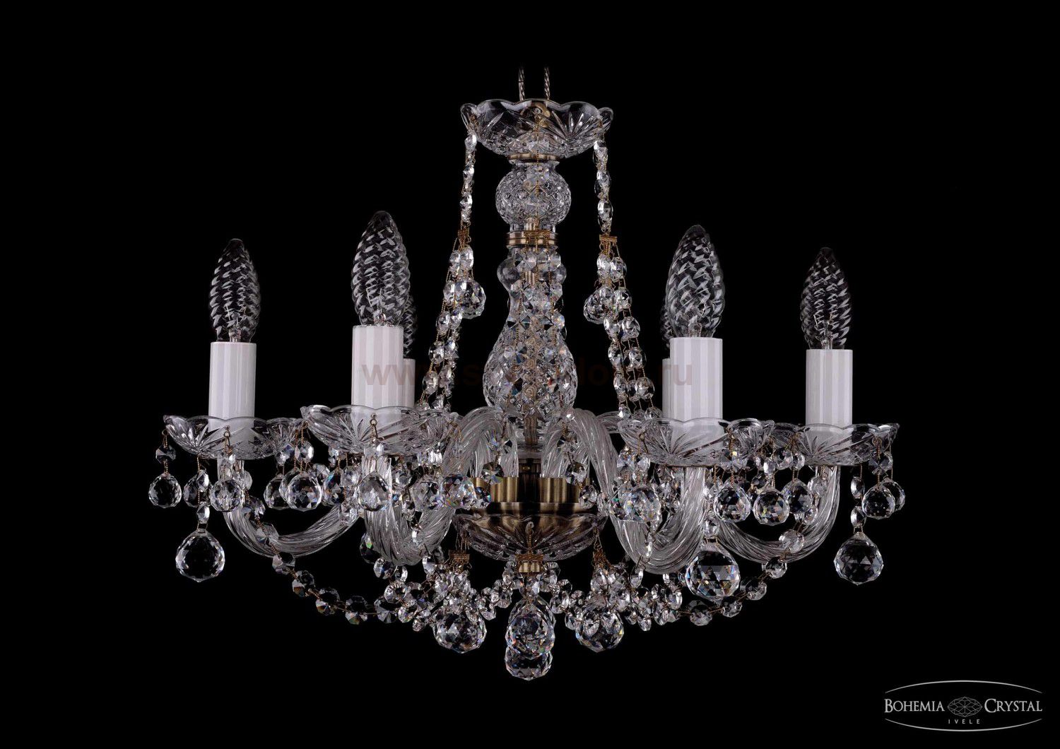 Люстра хрустальная Bohemia Ivele 1406/6/160/Pa/Balls