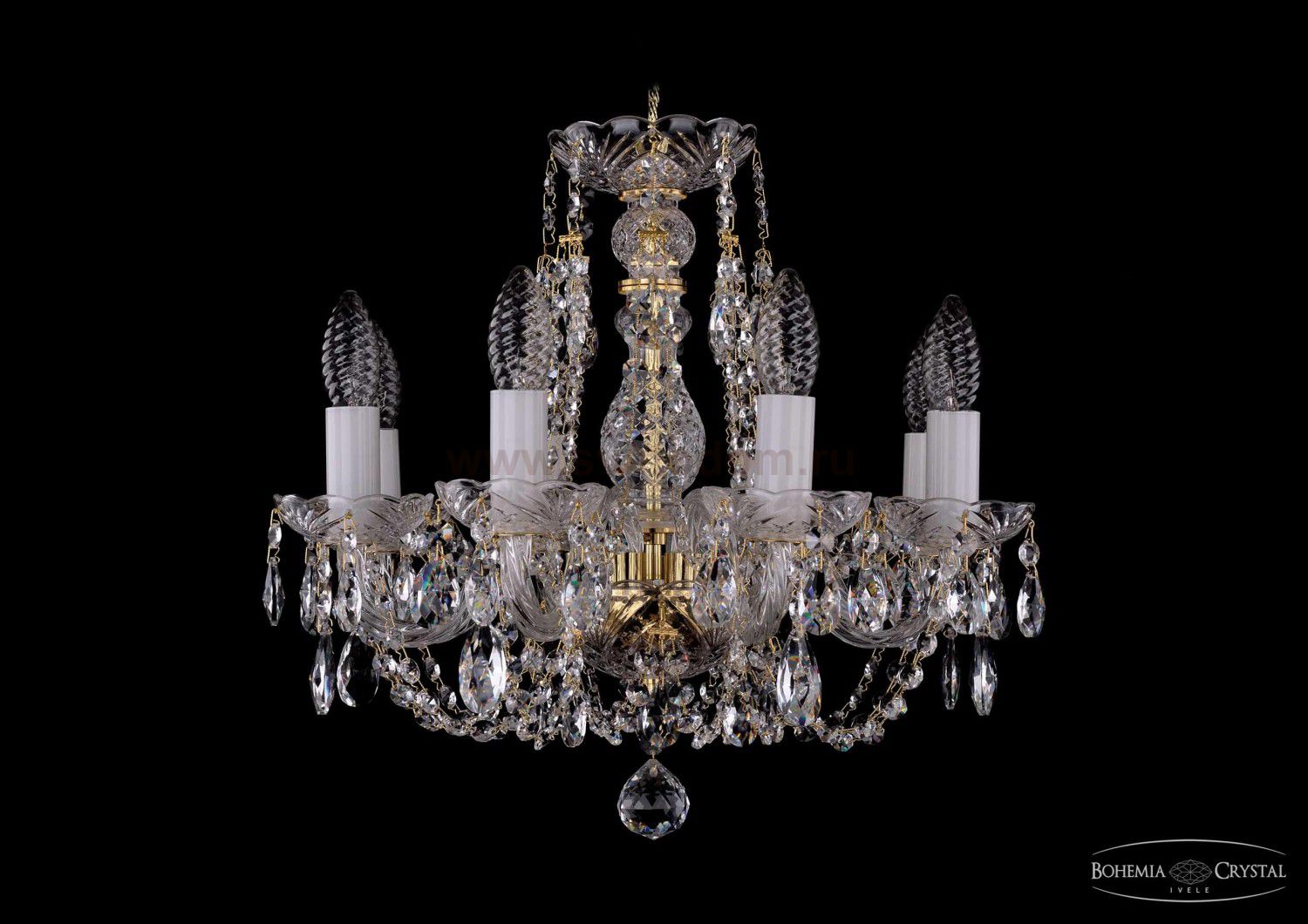 Люстра хрустальная Bohemia Ivele 1406/8/141/G