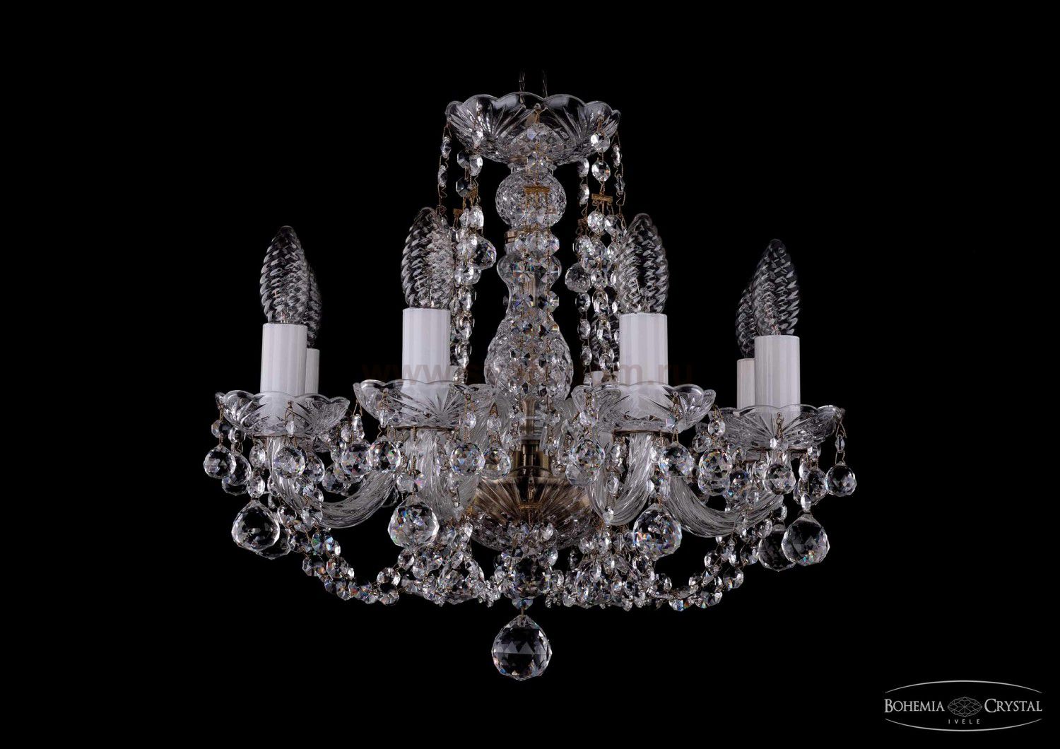 Люстра хрустальная Bohemia Ivele 1406/8/141/Pa/Balls