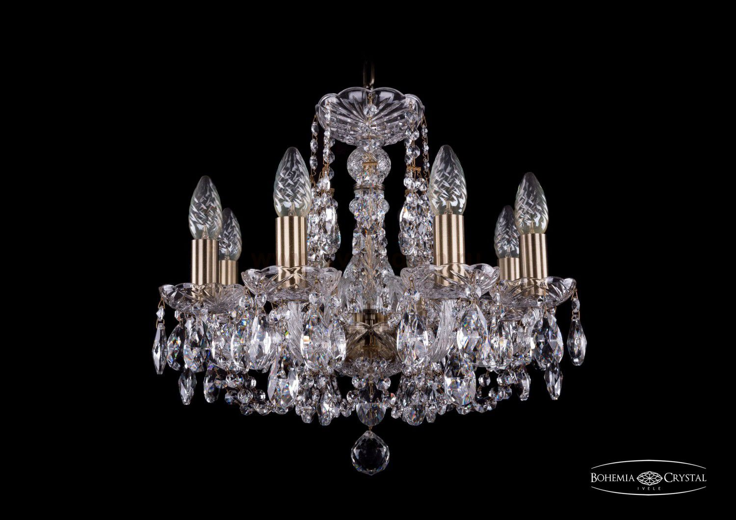 Люстра хрустальная Bohemia Ivele 1406/8/141/Pa