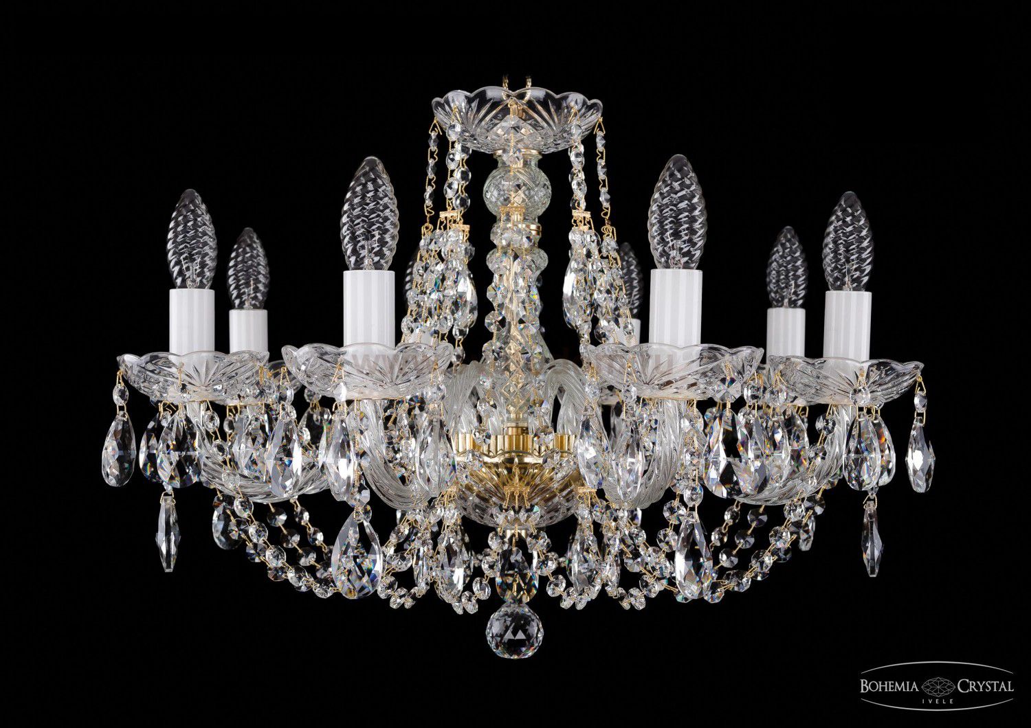 Люстра хрустальная Bohemia Ivele 1406/8/195/G