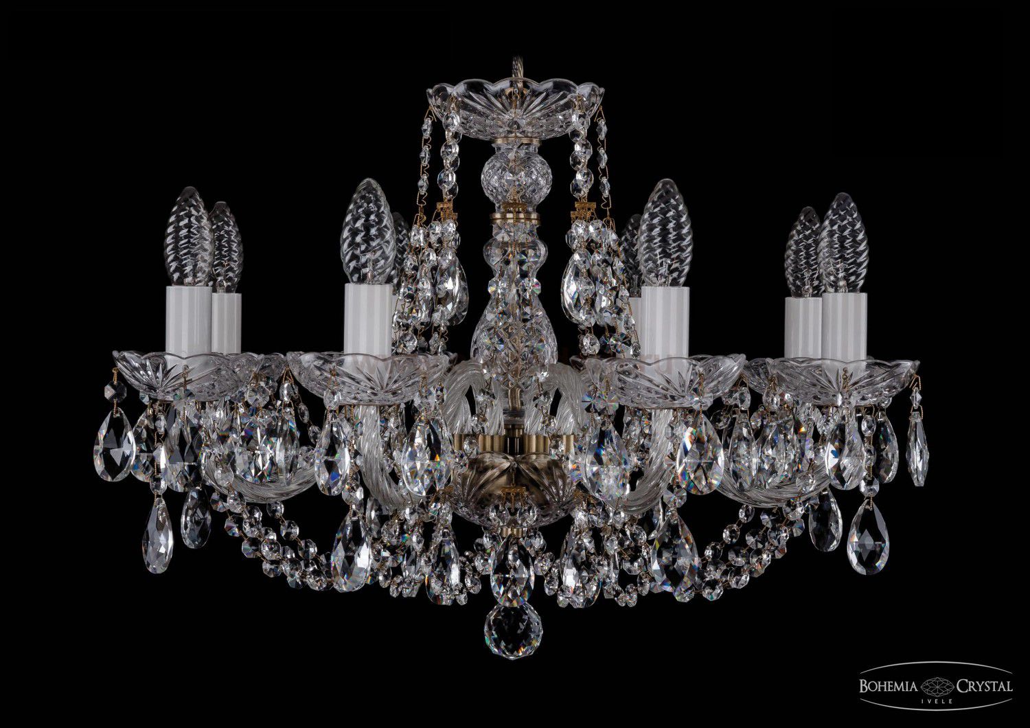 Люстра хрустальная Bohemia Ivele 1406/8/195/Pa