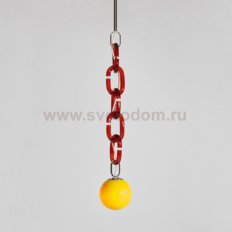 Подвесной светильник CHAIN КРАСНЫЙ ImperiumLoft 140601-26