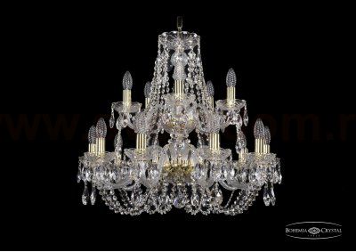 Люстра хрустальная Bohemia Ivele 1406/10+5/240/2d/G
