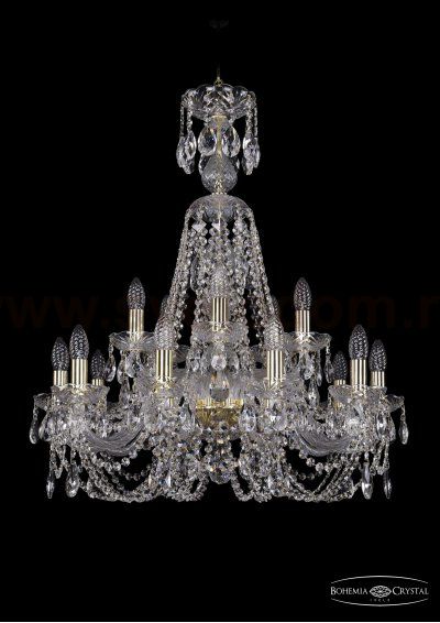 Люстра хрустальная Bohemia Ivele 1406/10+5/240/XL-78/G