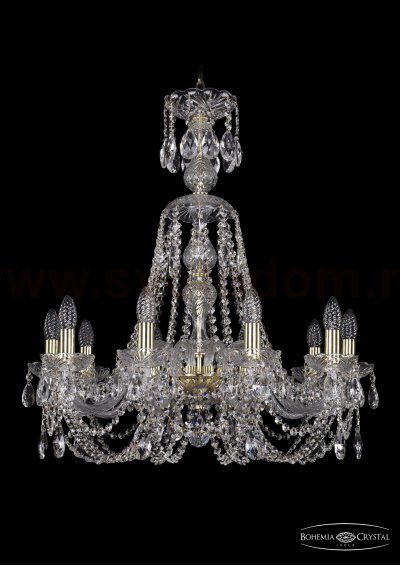 Люстра хрустальная Bohemia Ivele 1406/10/240/XL-74/G