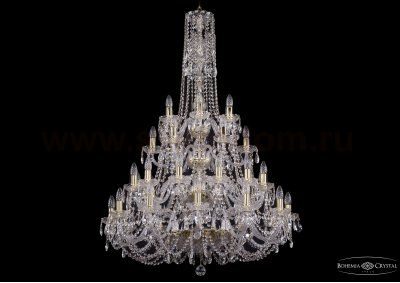 Люстра хрустальная большая Bohemia Ivele 1406/12+12+6+6/300-130/4d/G