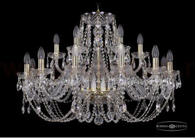 Люстра хрустальная Bohemia Ivele 1406/12+6/300/G