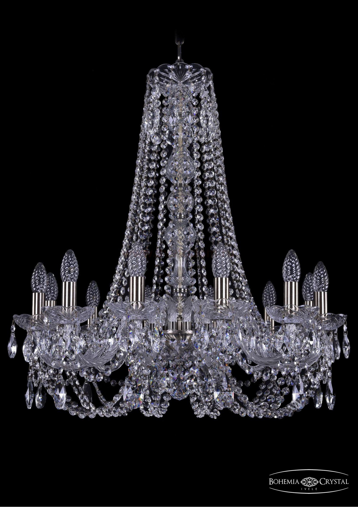 Люстра хрустальная Bohemia Ivele 1406/12/240/h-75/Pa