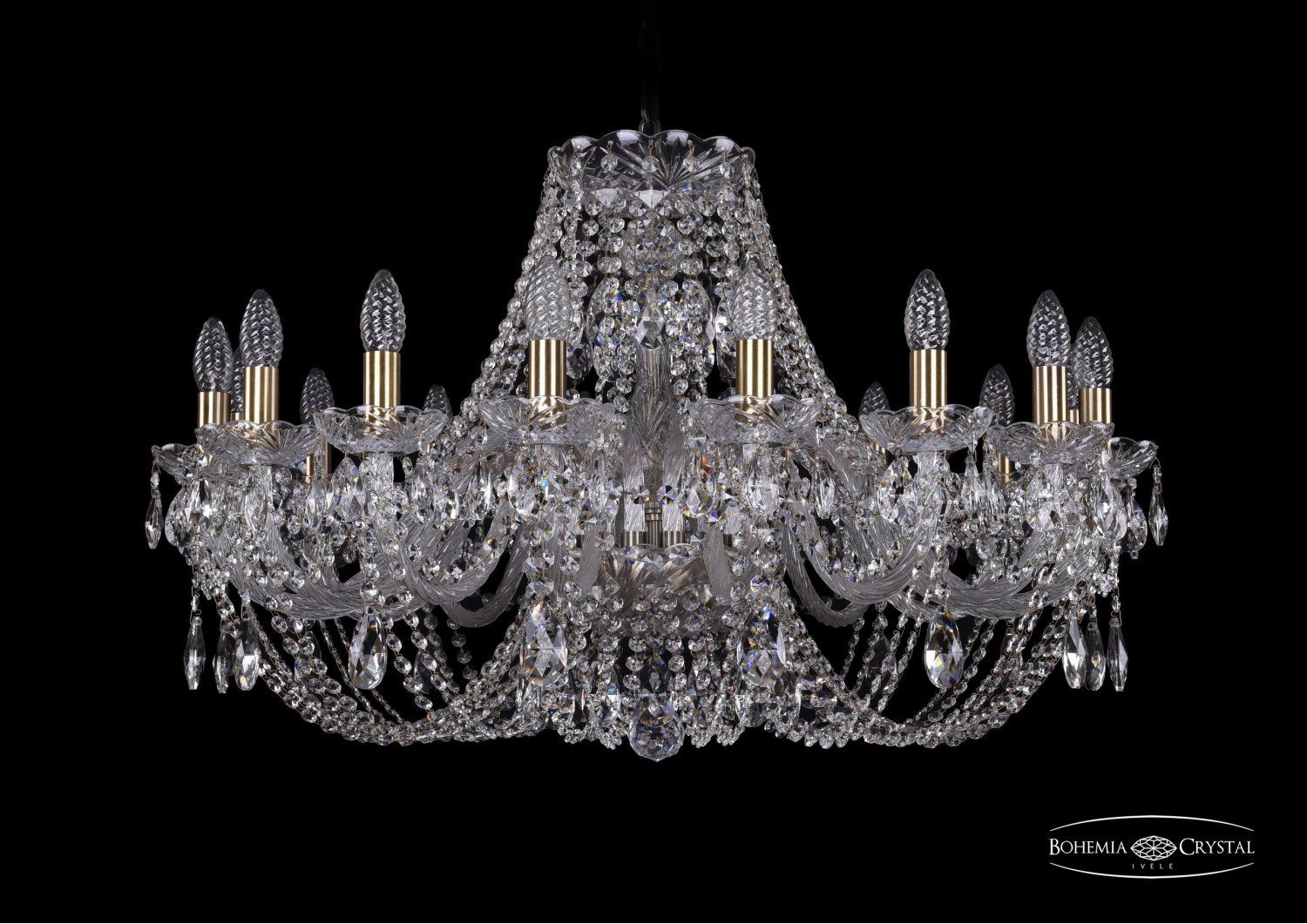 Люстра хрустальная Bohemia Ivele 1406/16/300/Pa