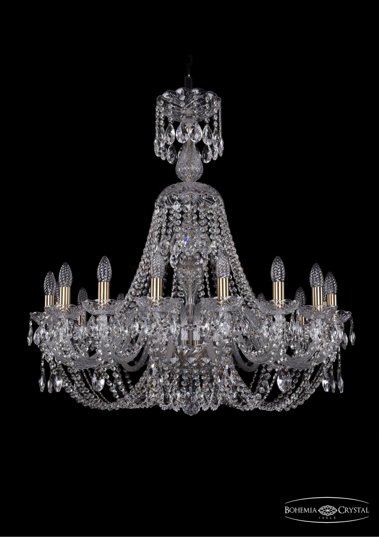 Люстра хрустальная Bohemia Ivele 1406/16/300/XL-89/Pa