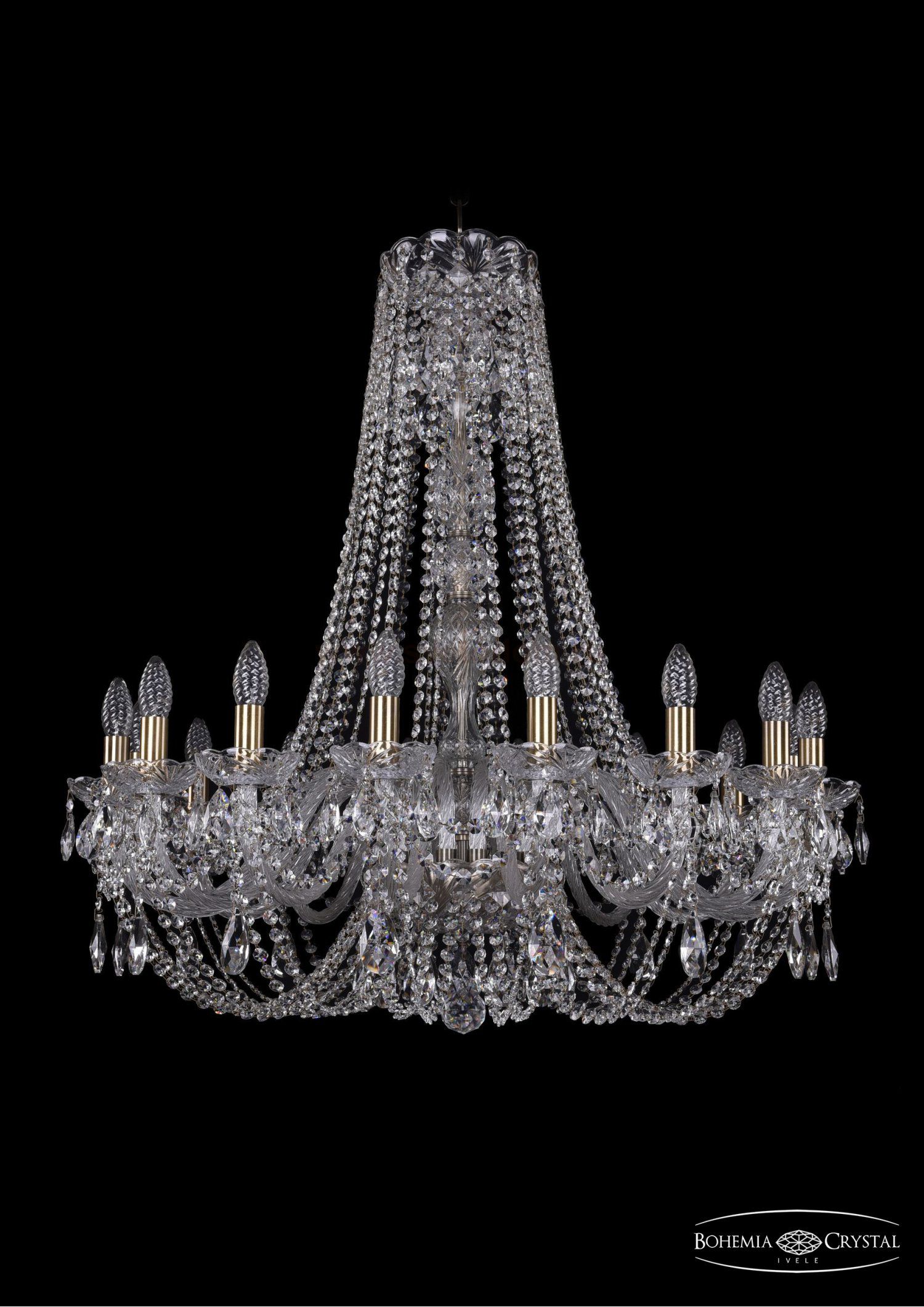 Люстра хрустальная Bohemia Ivele 1406/16/300/h-89/Pa