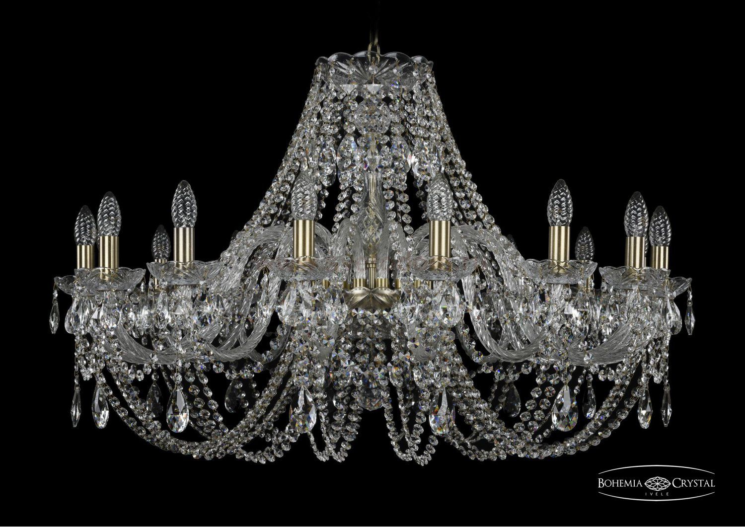 Люстра хрустальная Bohemia Ivele 1406/16/360/Pa