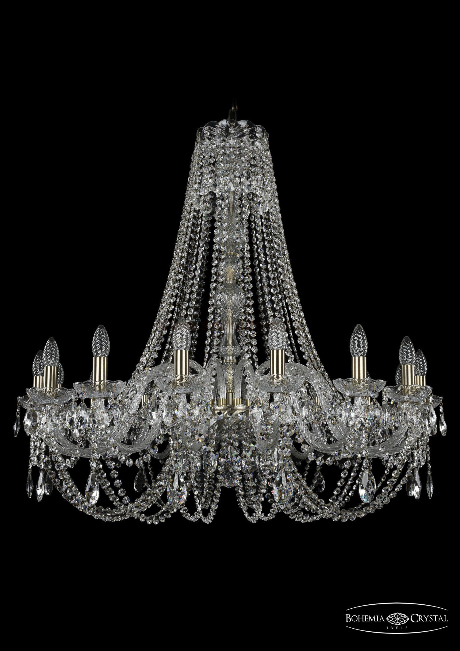 Люстра хрустальная Bohemia Ivele 1406/16/360/h-97/Pa