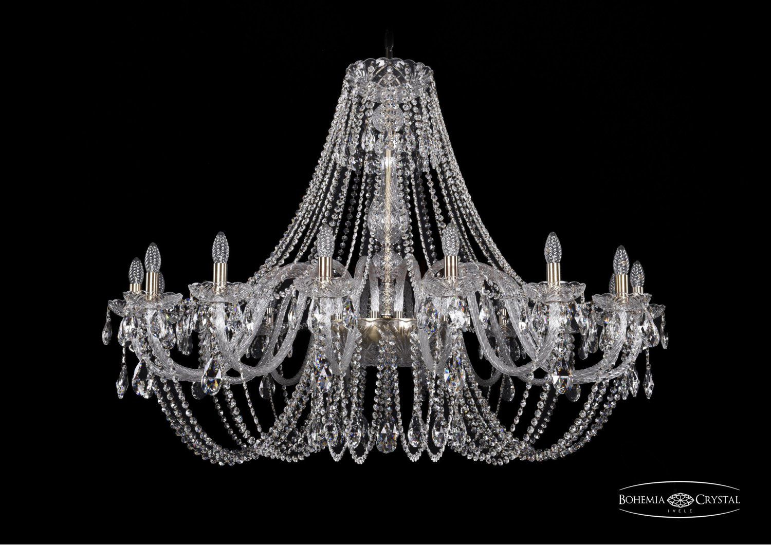 Люстра хрустальная Bohemia Ivele 1406/16/460/Pa