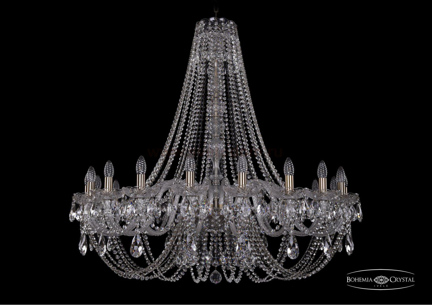 Люстра хрустальная Bohemia Ivele 1406/20/400/h-112/Pa