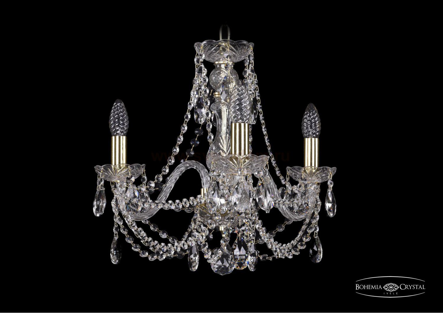 Люстра хрустальная Bohemia Ivele 1406/3/160/G