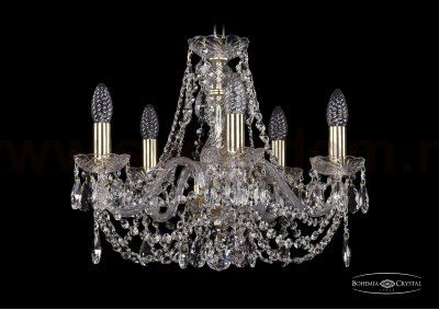 Люстра хрустальная Bohemia Ivele 1406/5/160/G