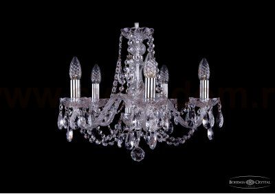 Люстра хрустальная Bohemia Ivele 1406/5/160/Ni