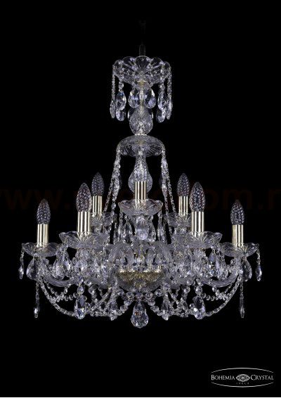 Люстра хрустальная Bohemia Ivele 1406/6+3/195/XL-64/G