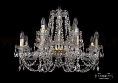 Люстра хрустальная Bohemia Ivele 1406/8+4/240/G
