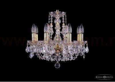 Люстра хрустальная Bohemia Ivele 1406/8/141/G/Leafs