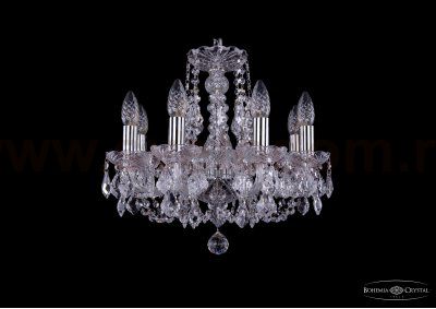 Люстра хрустальная Bohemia Ivele 1406/8/141/Ni/Leafs