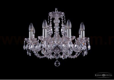Люстра хрустальная Bohemia Ivele 1406/8/160/Ni