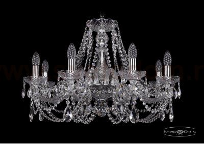 Люстра хрустальная Bohemia Ivele 1406/8/240/Ni