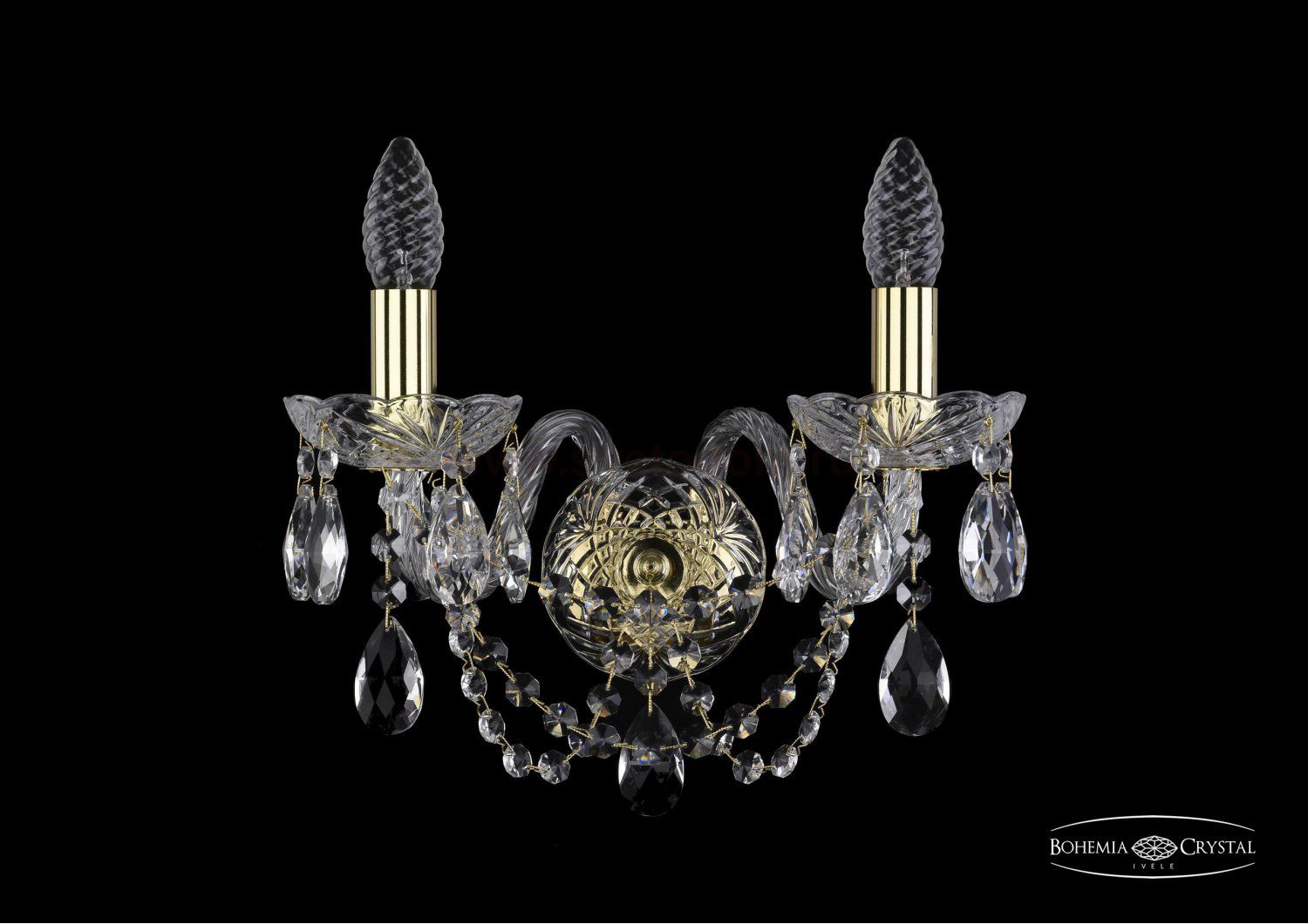 Светильник настенный бра Bohemia Ivele 1406B/2/141/G