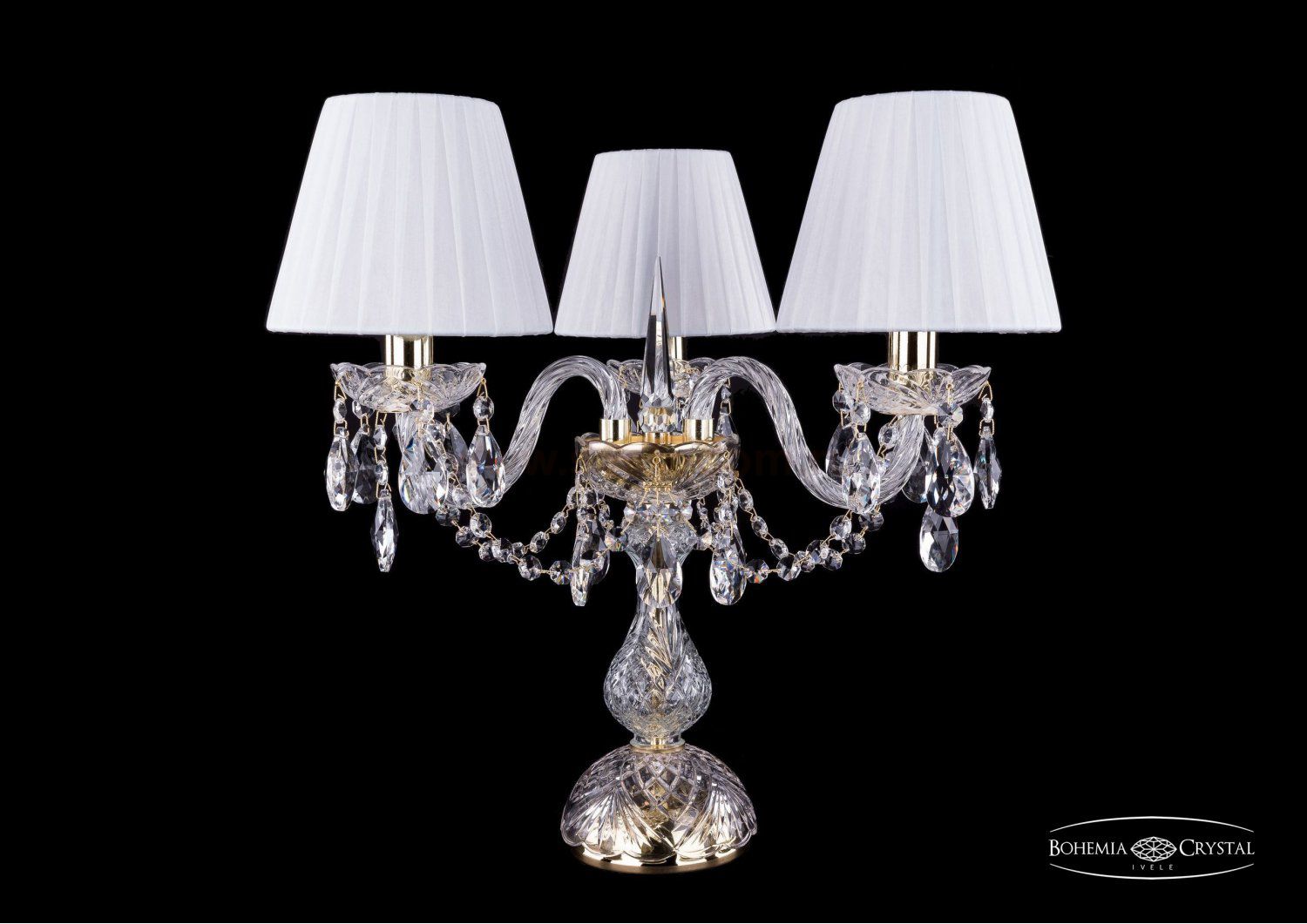 Настольная лампа Bohemia Ivele 1406L/3/141-39/G/SH2-160