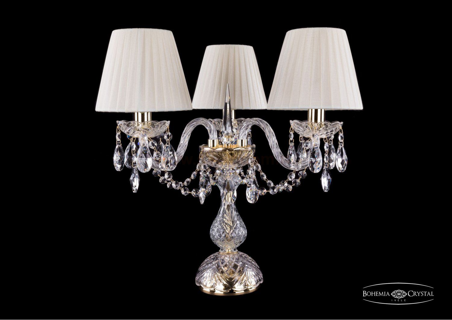 Настольная лампа Bohemia Ivele 1406L/3/141-39/G/SH3-160