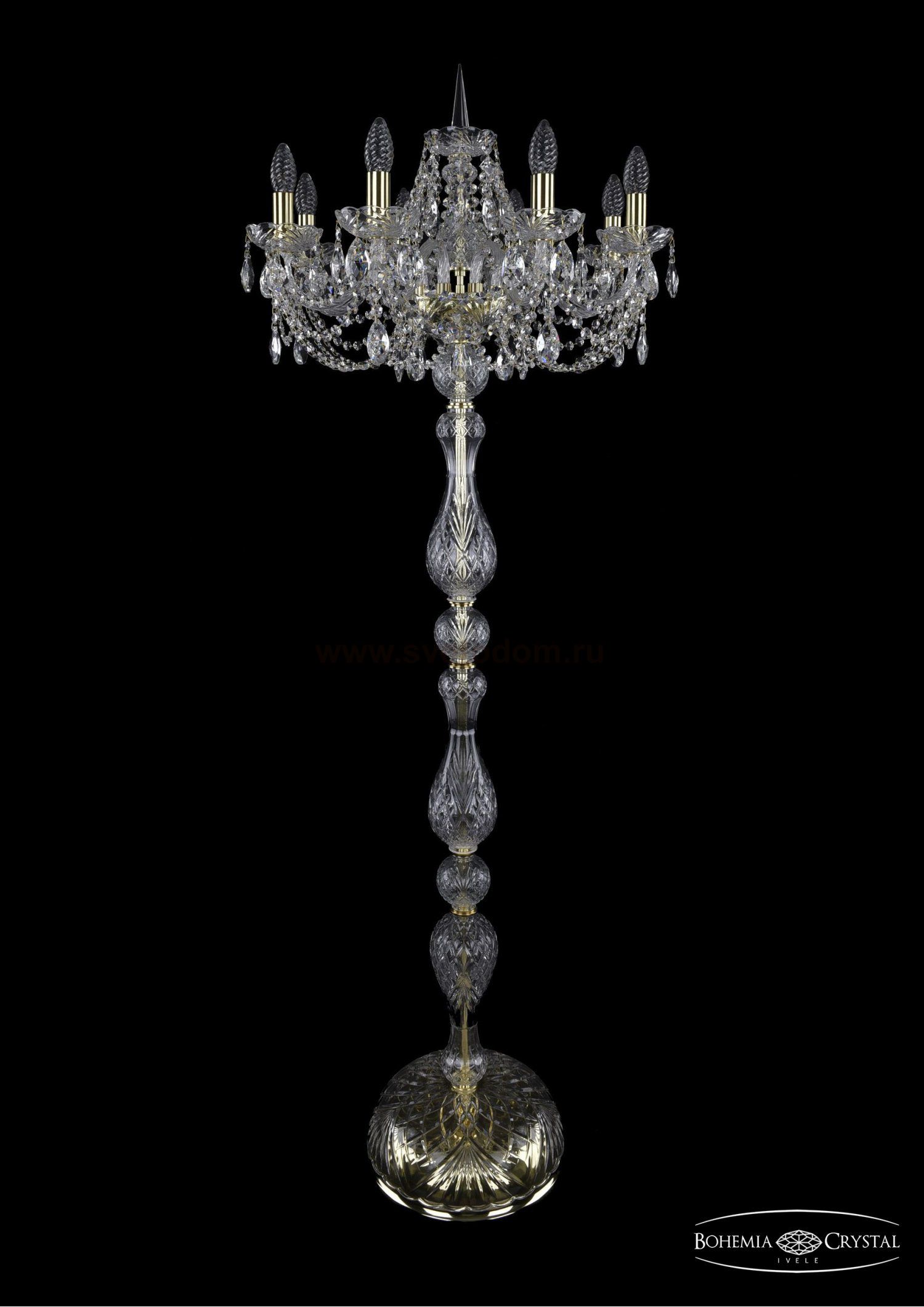 Торшер Bohemia Ivele 1406T1/8/195-160/G