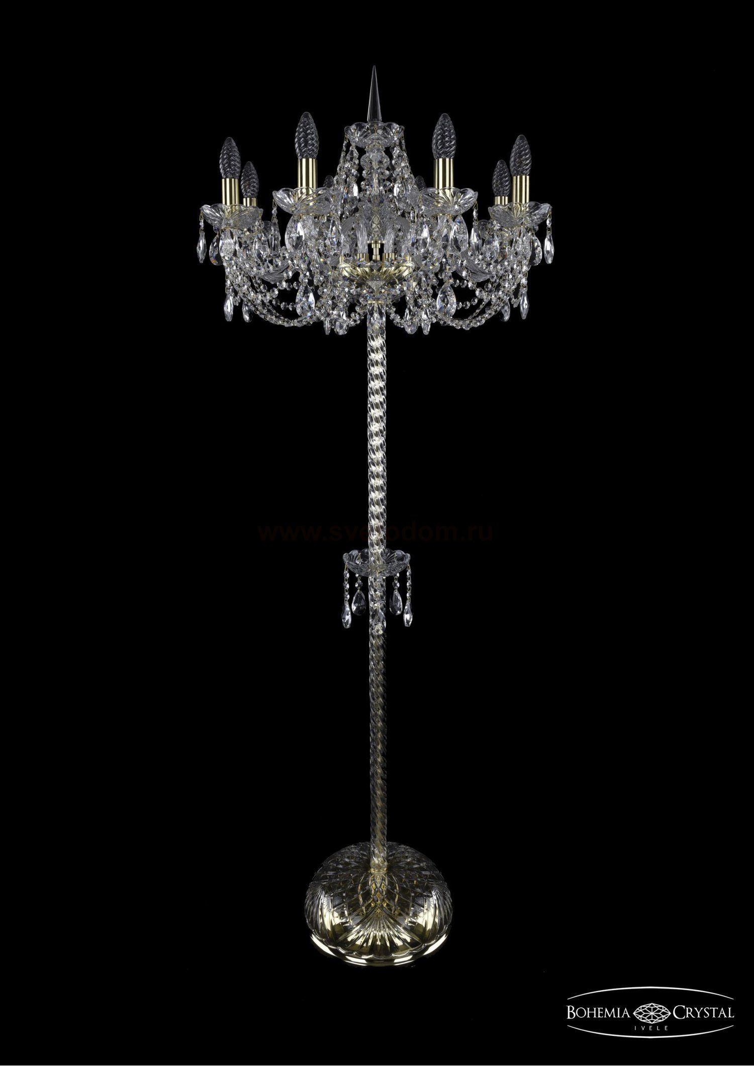 Торшер Bohemia Ivele 1406T2/8/195-160/G