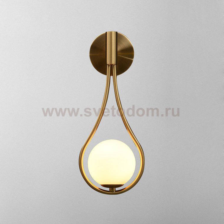 Настенное бра HOOP DROP WALL Bronze ImperiumLoft 140755-26