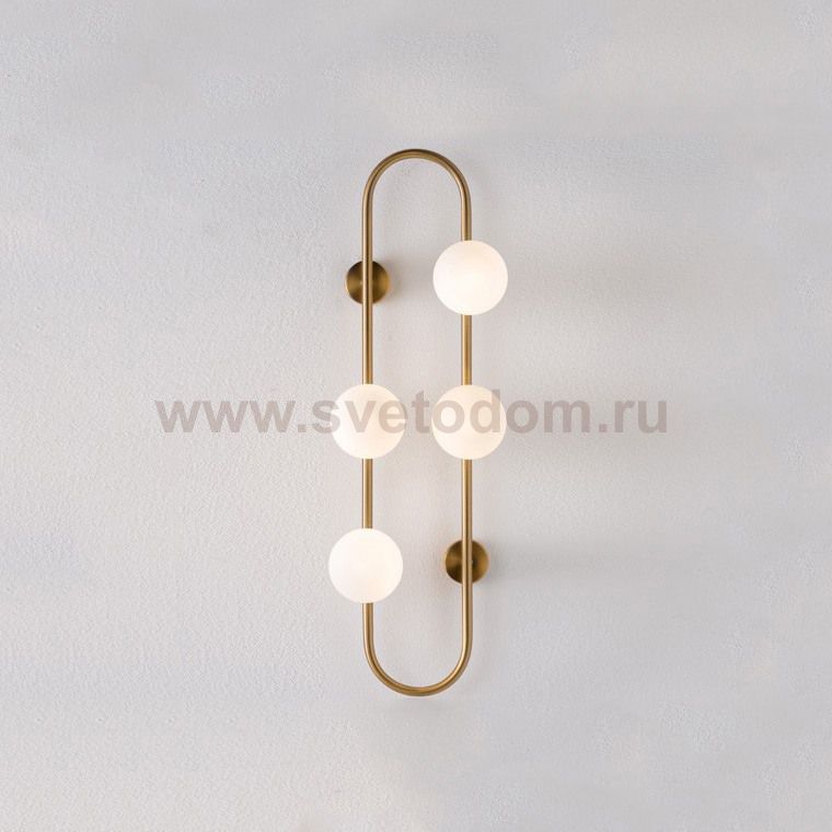 Настенное бра HOOP WALL H77 Gold ImperiumLoft 140761-26