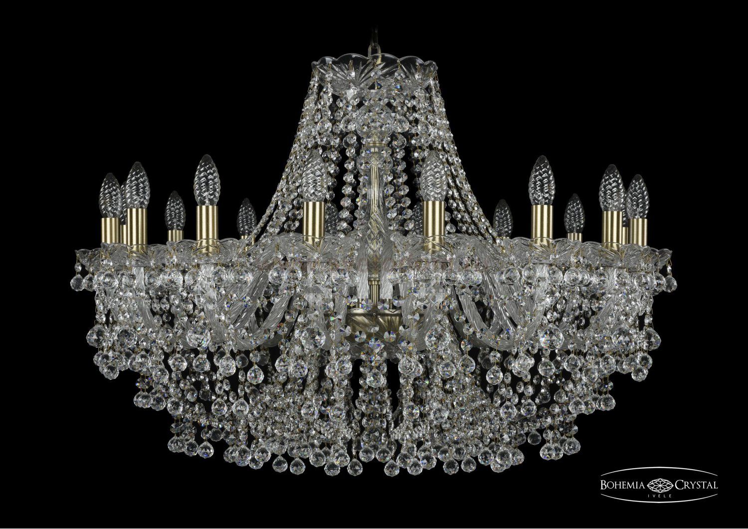 Люстра хрустальная Bohemia Ivele 1409/16/300/Pa