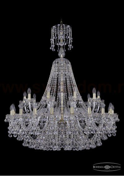 Люстра хрустальная Bohemia Ivele 1409/20+10/400/XL-132/G