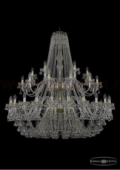 Люстра хрустальная Bohemia Ivele 1409/24+12+6/530/2d/G