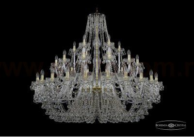 Люстра хрустальная Bohemia Ivele 1409/24+12+6/530/G