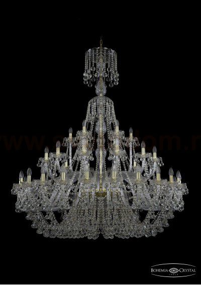 Большая Люстра хрустальная Bohemia Ivele 1409/24+12+6/530/XL-169/G