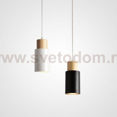 Подвесной светильник PIPE WOOD SHORT ImperiumLoft 140930-26