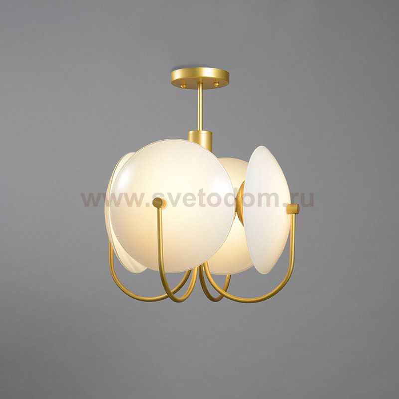 Подвесная люстра REFLEX-B Золото, Белый ImperiumLoft 140954-26