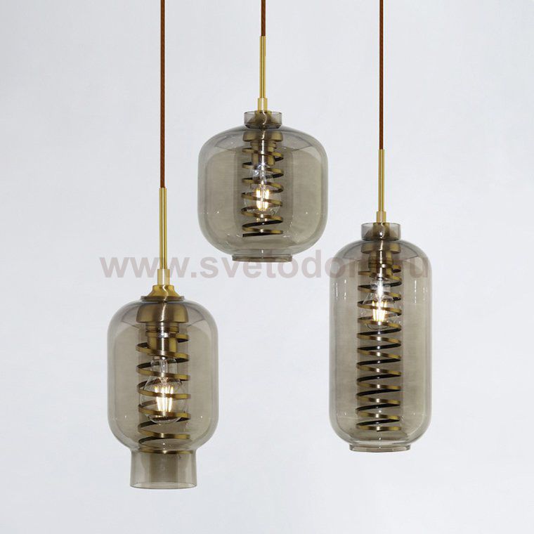 Подвесной светильник SCREW SMOKY ImperiumLoft 140986-26