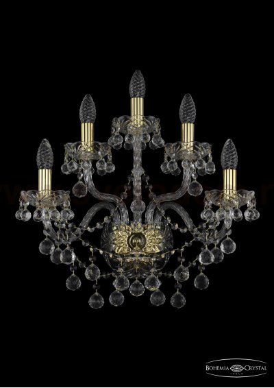 Светильник настенный бра Bohemia Ivele 1409B/2+2+1/195/XL/G