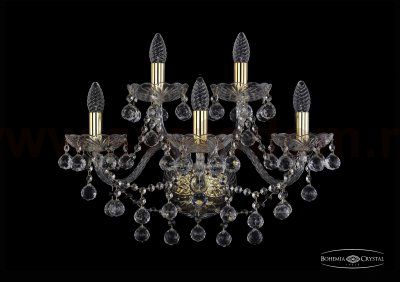 Светильник настенный бра Bohemia Ivele 1409B/3+2/195/XL/G