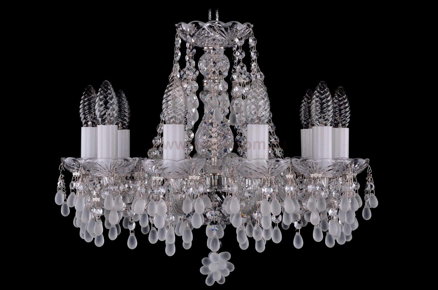 Люстра хрустальная Bohemia Ivele 1410/10/141/Ni/0300